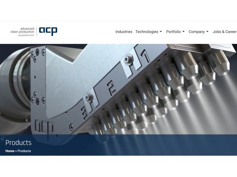 Acp Systems AG looking spray nozzle (turning parts)
